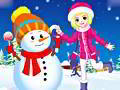 Игры Снеговик и девочка