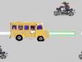 Автобус против байкеров