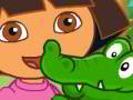 Игры Дора ухаживает за маленьким крокодилом